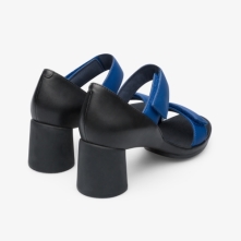 Camper Upright Womens Sandals US-88947 Black / Blue Online Sale